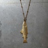 Art Deco Fish Necklace