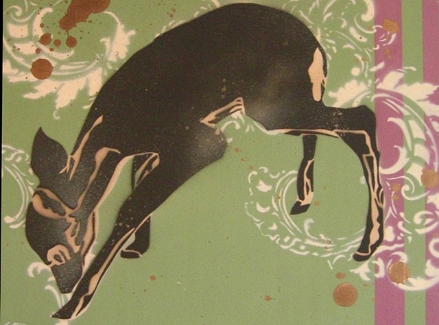 deer kneeling