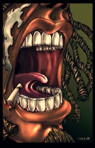 Smoking Rasta 