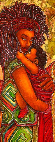 Black Mother Close Up