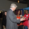 talking to the mayor