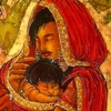 Indian Mother Close Up 