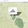 Screen shot from Devil in Our Midst google map.