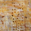Under My Skin IV
Encaustic, oil bar, handmade papers, on panel
16x16 inches