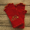 knit gloves with gears