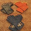 leather and suede gloves