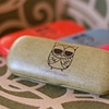 "I CAN'T SEE SHIT!!!" eyeglass case - green