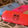 "I CAN'T SEE SHIT!!!" eyeglass case - orange