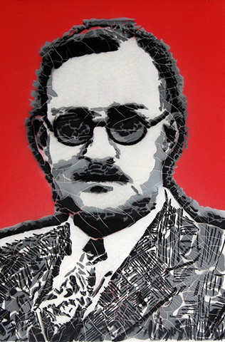 William Boeing 2010 Spray paint on linen