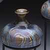Rutile Blue glazed oil candles
