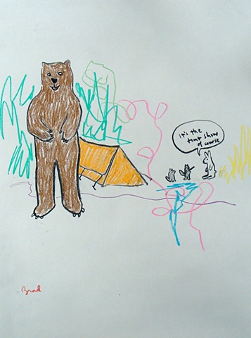 the joy of drawing (it's the tent show of course) 