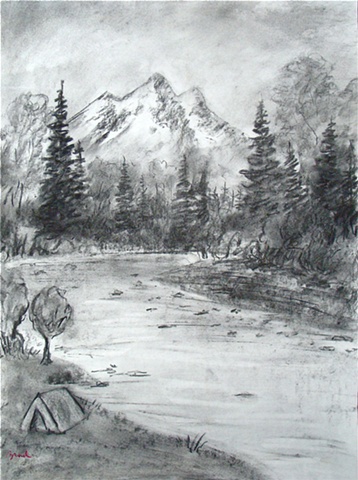 the joy of drawing (brad's tent)