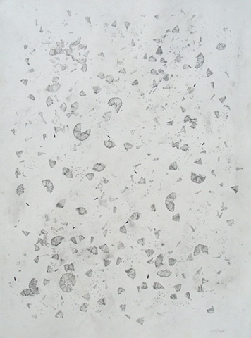dust, pencil shavings, ghost