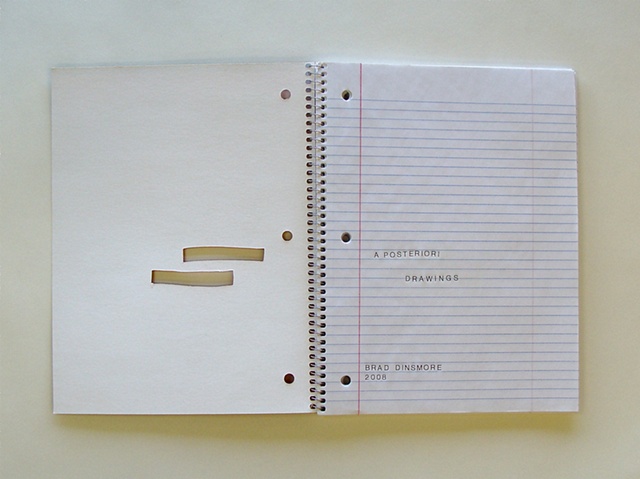 A POSTERIORI DRAWINGS (title page)