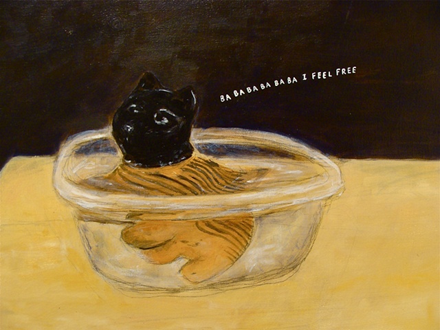 We're In This Together (Chia Cat detail)