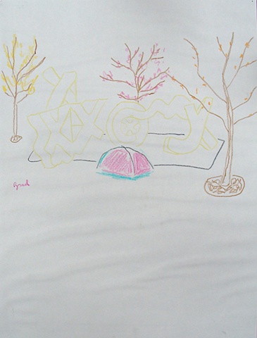 the joy of drawing (tent show drawing)