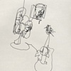 Jesus, Cactus Lamp, & Guitar