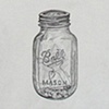 pencil in a jar