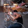 At work 