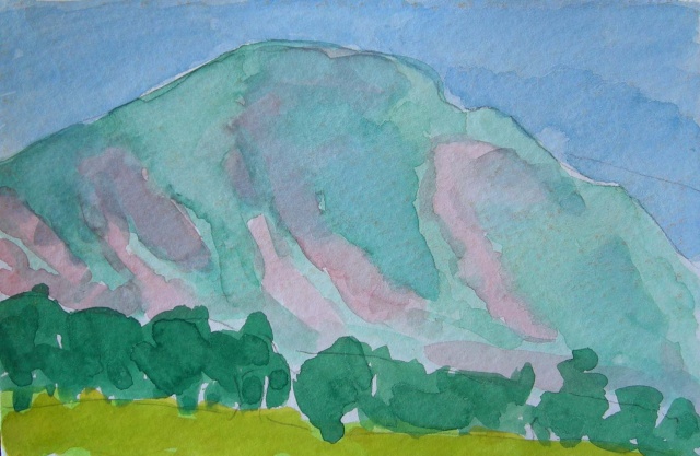 Treeline and Big Mountain