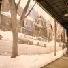 Close view of canvas