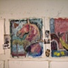 horse paintings in progress