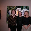 Joan, Nancy Grabowski, Sheep Jones at Beveled Edge Gallery reception