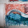 canal painting in progress