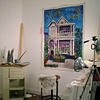 First commission painting in my studio at MOXY