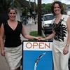 Mare McCall and Joan Cox Opening Day - July 2005