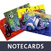 Pack of 6 Different Scooter Notecards