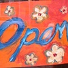 Our hand painted Open Sign