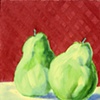 copper pears - small
