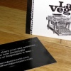 Custom Business Card Design: LasVegas Sinners