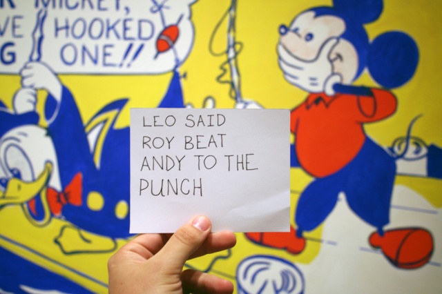 Leo Said Roy Beat Andy To The Punch