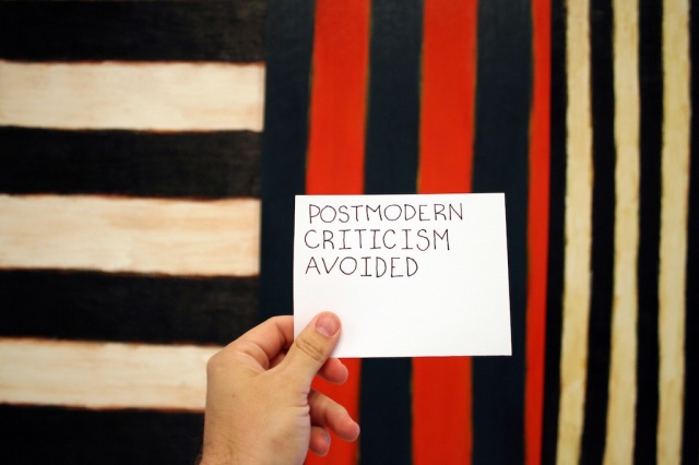 Postmodern Criticism Avoided