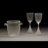 Wedding Flutes with Ice Bucket