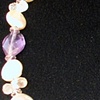 Amethyst, pink quartz & pearl coins-SOLD