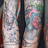 Surreal Koi,hand water sleeve