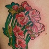 art nouveau flowers