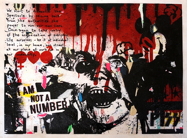 Giacomo Spazio. 2+2=5. Punk. Art Rock. Urban art, Contemporary art. Modern Art. Street Art. Pop Art