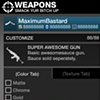 APB (All Points Bulletin) - Weapons Customization Editor Mock Up