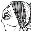 Roller Derby Girl Pitch Art