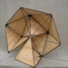 A Tetrahedron exploring its space (well behaved Wood)