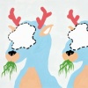 Double Anonymous Deer