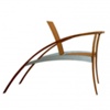 Bent Chair and Ottoman