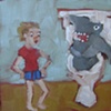 Illustration from 'There's a Shark in the Toilet'