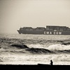 Barge in the Distance