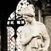 Stain Glass and Statue 