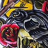 crow with skull 2012
